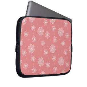 Housse Pour Ordinateur Portable Rose Fantaisiste Floral Céleste 25 cm