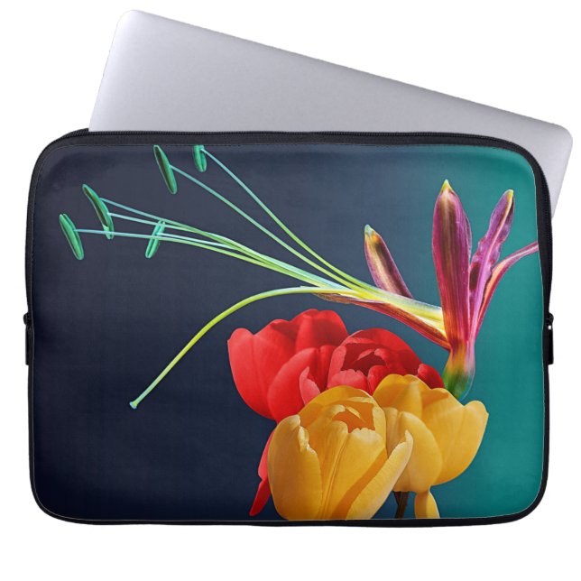 Housse Pour Ordinateur Portable Rose Flowers (Devant)