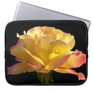 Housse Pour Ordinateur Portable Rose jaune
