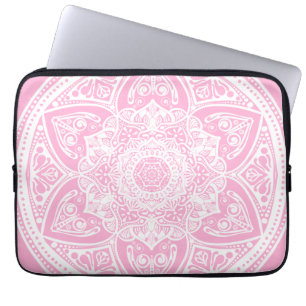 Housse Pour Ordinateur Portable Rose Mandala