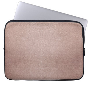 Housse Pour Ordinateur Portable Rose Parties scintillant or Metallic Joli Fille Sp