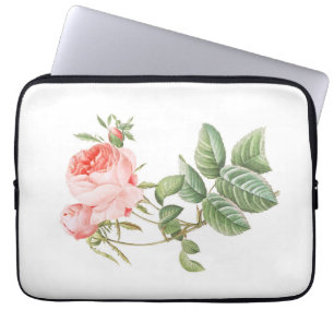 Housse Pour Ordinateur Portable Rose Pink Redouté Vintage