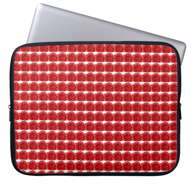 Housse Pour Ordinateur Portable Rose rouge (Devant)