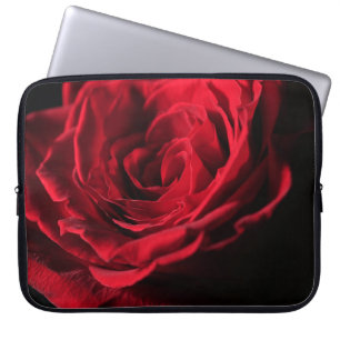 Housse Pour Ordinateur Portable Rose rouge Valentine : Romance sombre