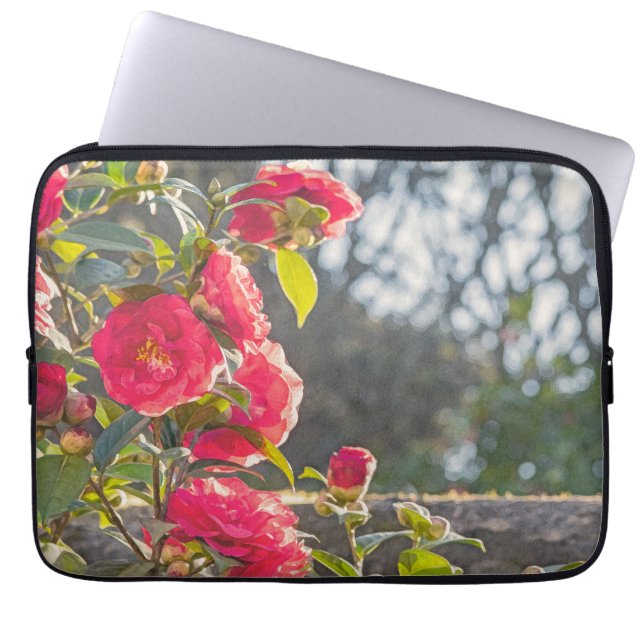 Housse Pour Ordinateur Portable Roses  (Devant)