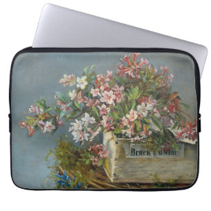 Housse Pour Ordinateur Portable Roses alpins dans une boîte à fenêtre - Andreas La