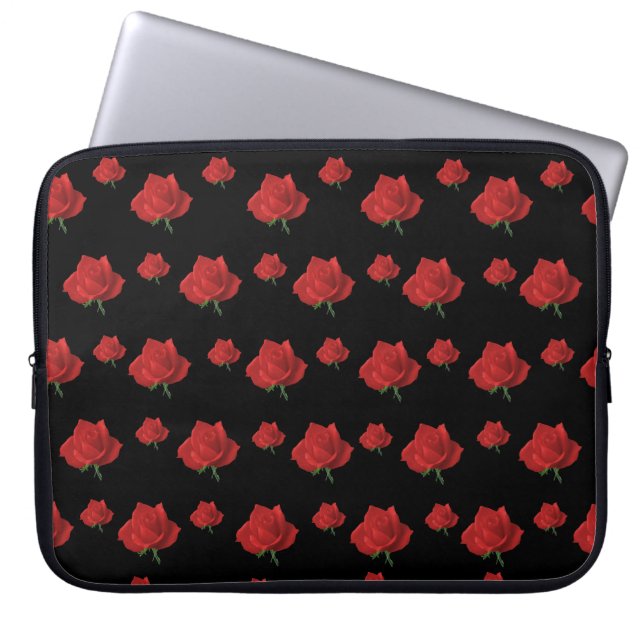 Housse Pour Ordinateur Portable Roses rouges (Devant)