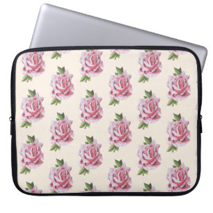 Housse Pour Ordinateur Portable Roses sculpturaux sur une passoire d'ordinateur po