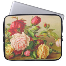 Housse pour ordinateur portable Roses vintage