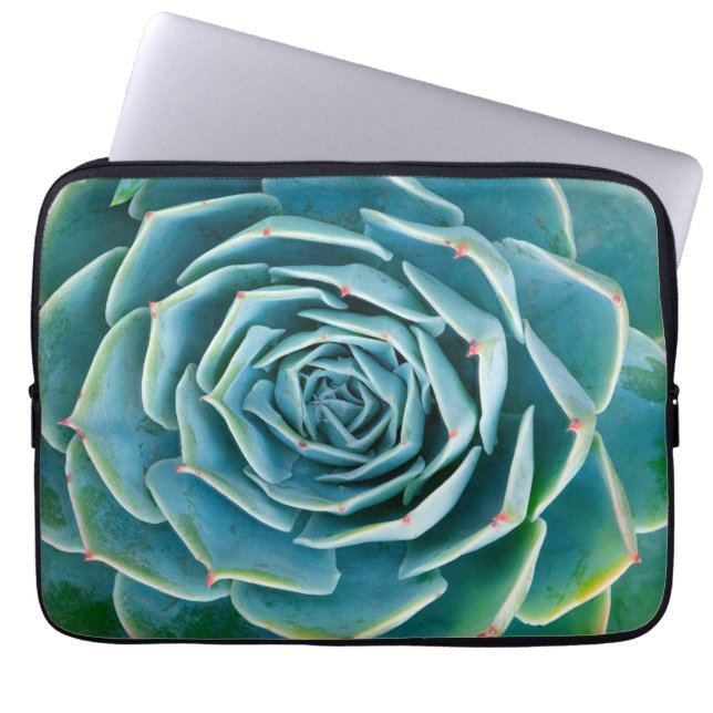 Housse Pour Ordinateur Portable Rosette d'Echeveria, Jardin Secret de Marrakech (Devant)