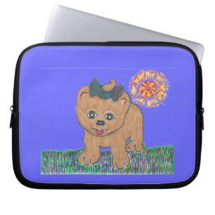 Housse Pour Ordinateur Portable Rosie le chiot de Pomeranian