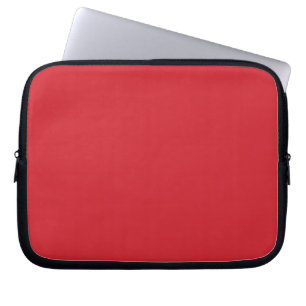 Housse Pour Ordinateur Portable rouge Amaranthe (couleur solide)