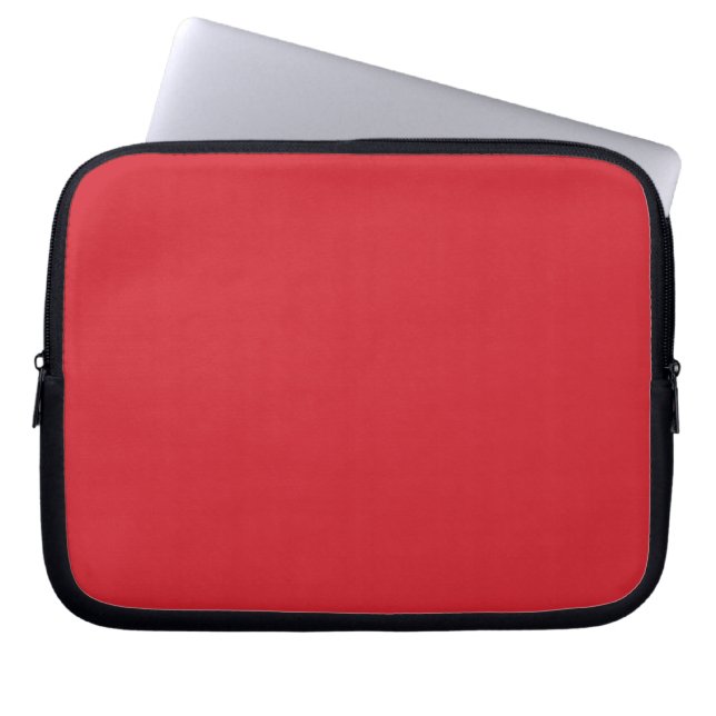 Housse Pour Ordinateur Portable rouge Amaranthe (couleur solide) (Devant)