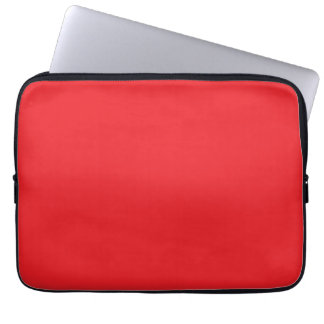 Housse Pour Ordinateur Portable Rouge, rouge vif, couleur unie