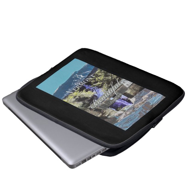 Housse Pour Ordinateur Portable Route 100, Vermont (Devant bas)