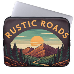 Housse Pour Ordinateur Portable Routes rustiques
