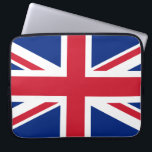 Housse Pour Ordinateur Portable Royaume-Uni (British Flag) (Union Jack) (Royaume-U<br><div class="desc">Ce dessin présente le drapeau national du Royaume-Uni, également connu sous le nom d'Union Jack. Le drapeau est également connu sous le nom de drapeau de l'Union royale au Canada. Il remonte au début du 17ème siècle, lorsque James I avait hérité des trônes anglais et irlandais, qui lui permit d'unir...</div>
