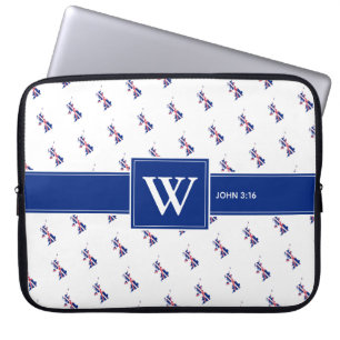 Housse Pour Ordinateur Portable ROYAUME-UNI GRANDE-BRETAGNE Christian Bible Monogr