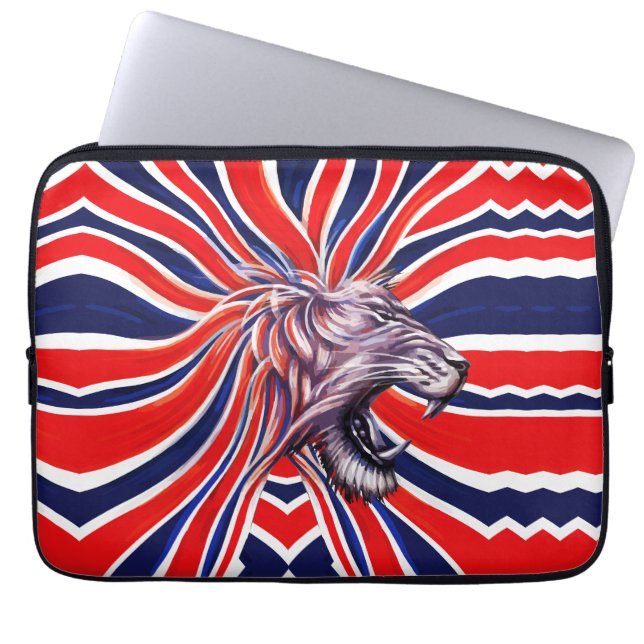Housse Pour Ordinateur Portable Rugissement Majestueux (Devant)