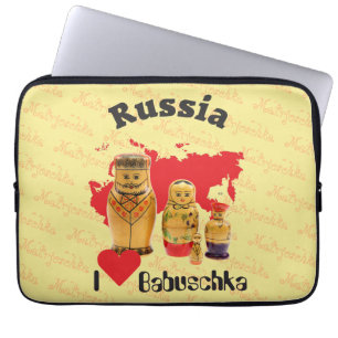 Housse Pour Ordinateur Portable Russie - Russia Babuchka Enveloppe 10" - 15"