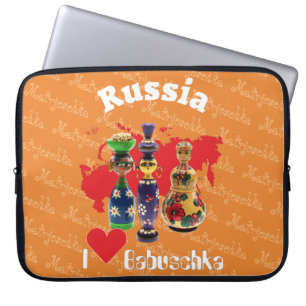 Housse Pour Ordinateur Portable Russie - Russia Babuchka Enveloppe 10" - 15"
