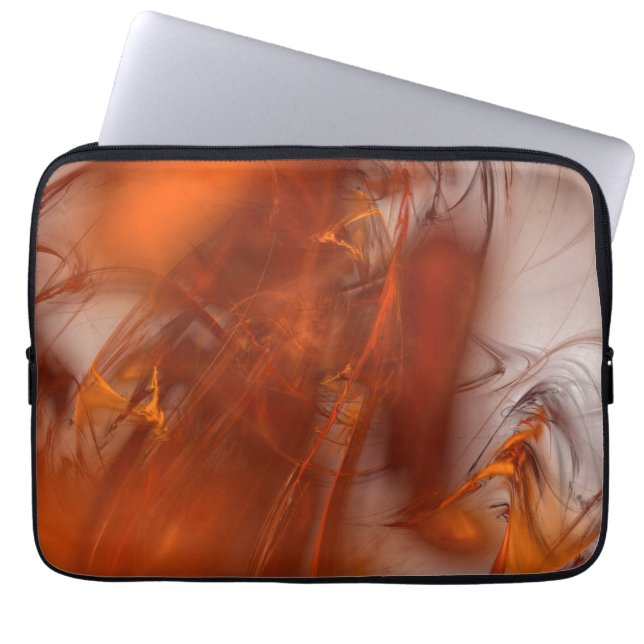 Housse Pour Ordinateur Portable Rust Realm Fractal et or (Devant)