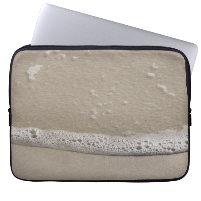 Housse Pour Ordinateur Portable Sable et mousse de mer (Devant)