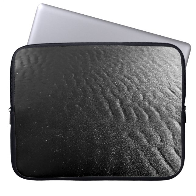 Housse Pour Ordinateur Portable Sable noir (Devant)