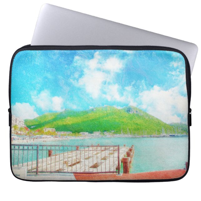 Housse Pour Ordinateur Portable Saint Martin (Devant)