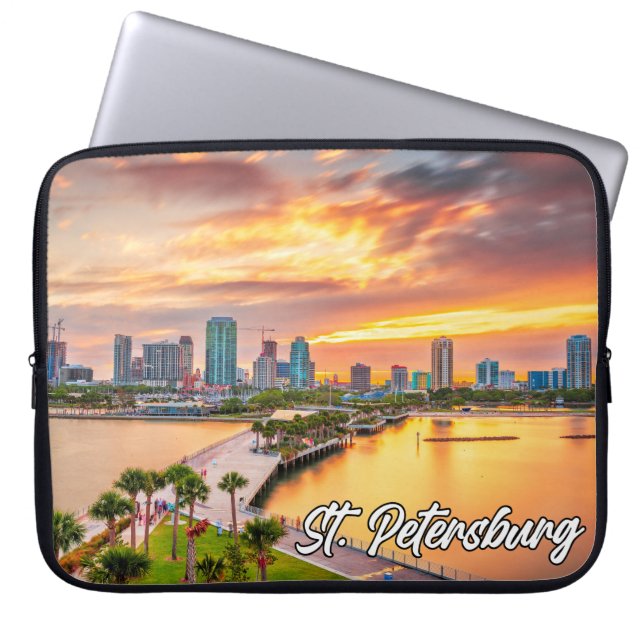 Housse Pour Ordinateur Portable Saint-Pétersbourg, Floride, États-Unis (Devant)