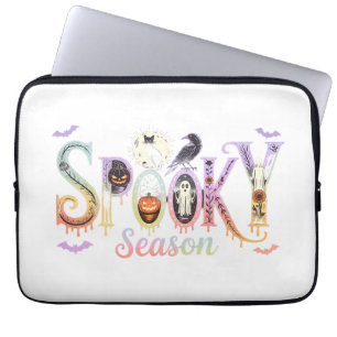 Housse Pour Ordinateur Portable Saison éffrayante Iridescendance Halloween