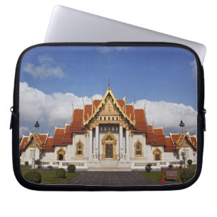 Housse Pour Ordinateur Portable Salle Ubosot ou Bot, Wat Benchamabophit, Bangkok,