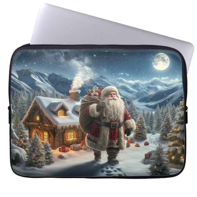 Housse Pour Ordinateur Portable Santa Claus (Devant)