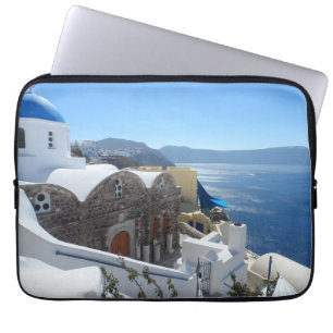 Housse Pour Ordinateur Portable Santorin, Grèce