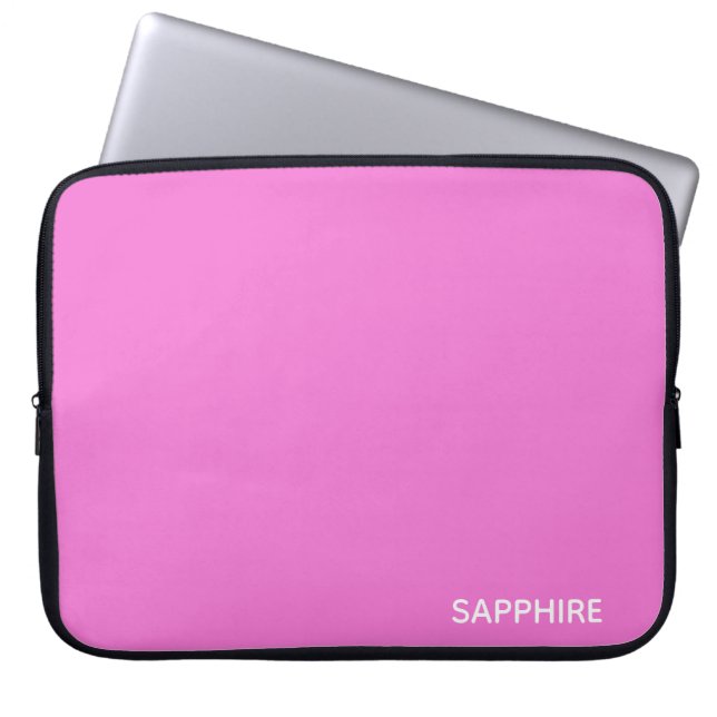 Housse Pour Ordinateur Portable Sapphire pink colour (Devant)