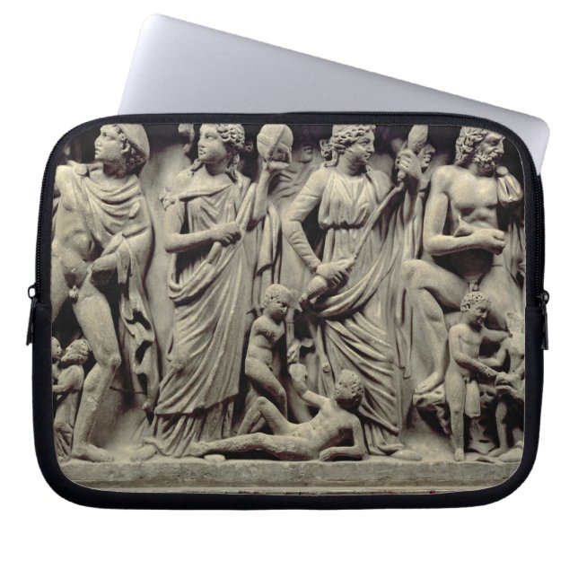 Housse Pour Ordinateur Portable Sarcophage avec le soulagement dépeignant (Devant)