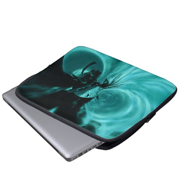 Housse pour ordinateur portable Satin Abstract Dre (Devant bas)