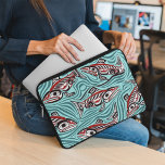 Housse Pour Ordinateur Portable Saumon Haida Art Spirit Pacific Northwest Native<br><div class="desc">Saumon Haida Art Spirit Pacific Northwest Native</div>