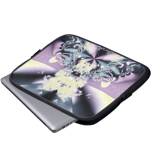 Housse Pour Ordinateur Portable Scène violette (Devant bas)