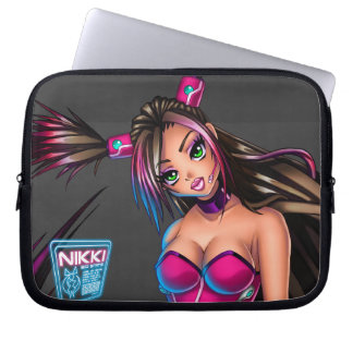 Housse Pour Ordinateur Portable Sci Fi Anime Girl Nikki