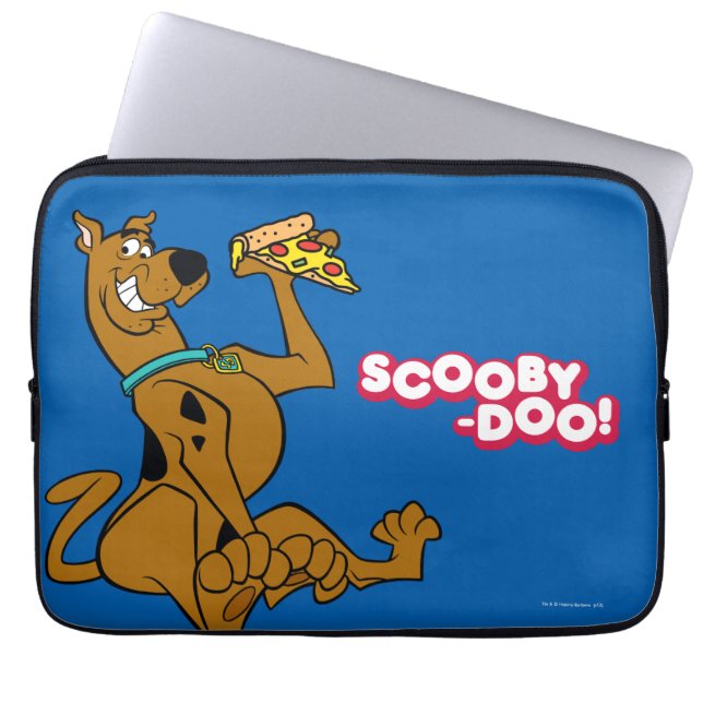Housse Pour Ordinateur Portable Scooby Doo Avec Pizza Slice (Devant)