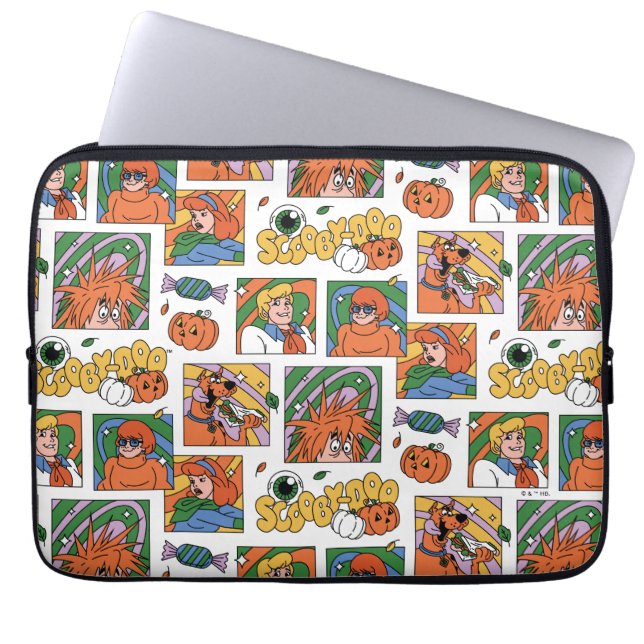 Housse Pour Ordinateur Portable Scooby-Doo Halloween Photos Pattern (Devant)