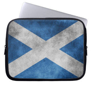 Housse Pour Ordinateur Portable Scotland Grunge - Saint Andrew's Cross