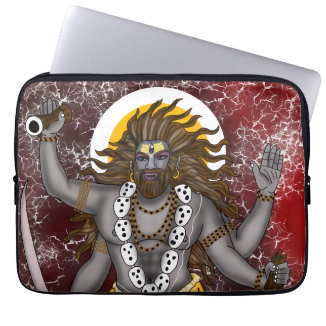 Housse Pour Ordinateur Portable Seigneur Bhairava  (Devant)