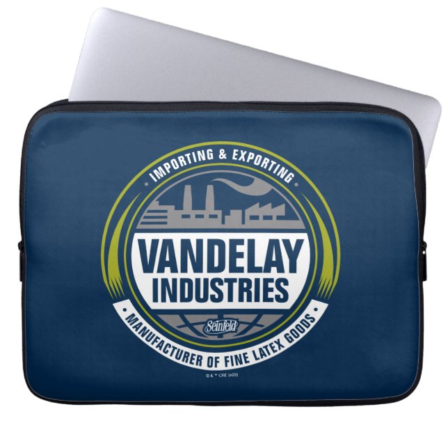 Housse Pour Ordinateur Portable Seinfeld | Logo de Vandelay Industries (Devant)