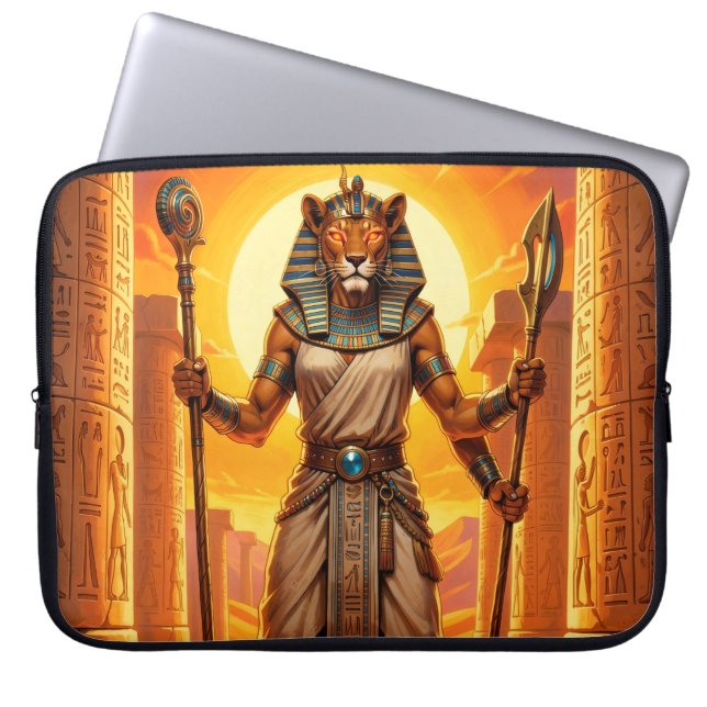 Housse Pour Ordinateur Portable Sekhmet – Löwenköpfige Kriegsgöttin (Devant)