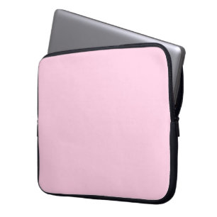 Housse Pour Ordinateur Portable Sensibilité au cancer du sein rose couleur solide