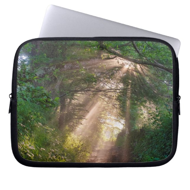 Housse Pour Ordinateur Portable sentier forestier (Devant)