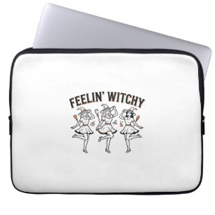 Housse Pour Ordinateur Portable Sentiment Sorcière Rétro Sorcières Halloween