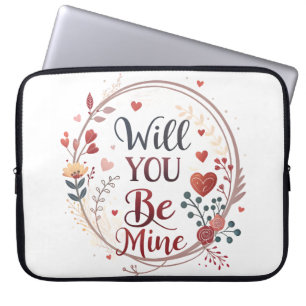 Housse Pour Ordinateur Portable Serez-vous mien – Une promesse intemporelle d'amou
